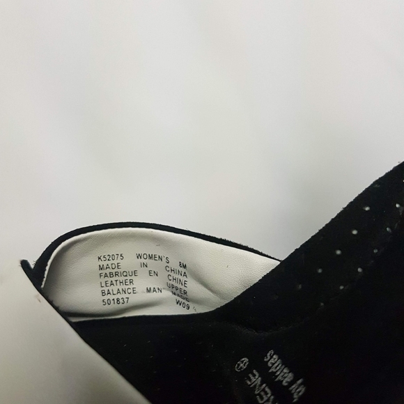 ROCKPORT Adiprene Leather Wedge Sling Back Sandals US8 White & Black - Picture 6 of 8